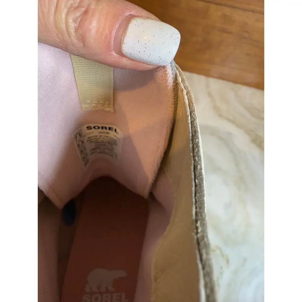 Sorel Caibou X Waterproof Boots Cream Pink 7.5
